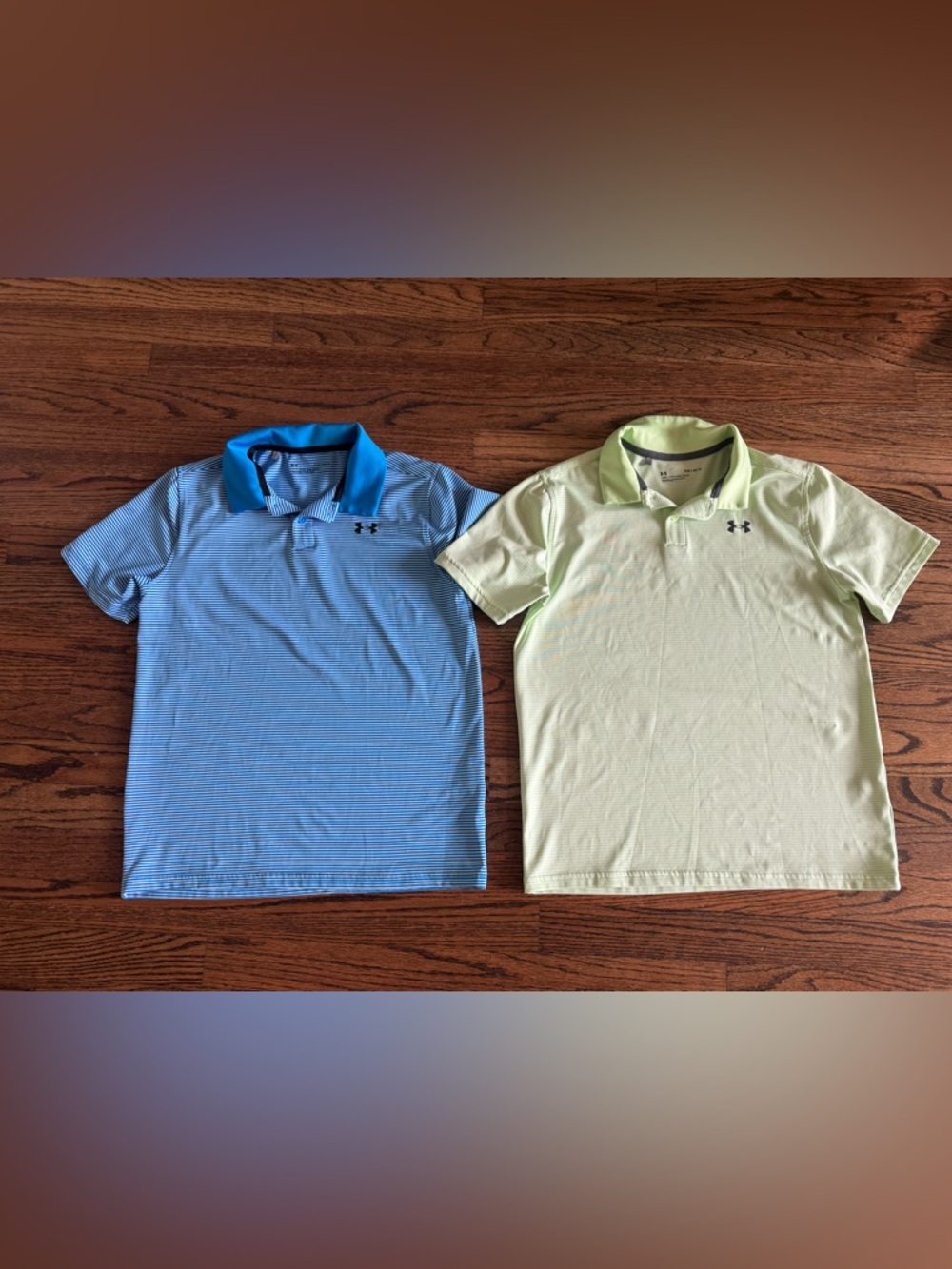 Boys Under Armour Short Sleeve Performance Polo Shirt Bundle, Size Large